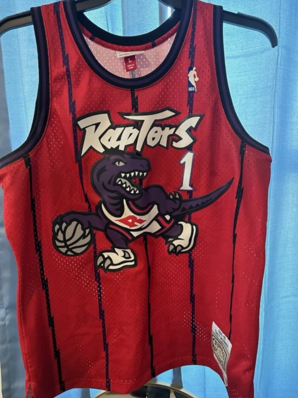 Mitchell & Ness Tracy Mcgrady Toronto Raptors Jersey  Men's Large